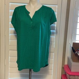Liz Claiborne Teal Blouse